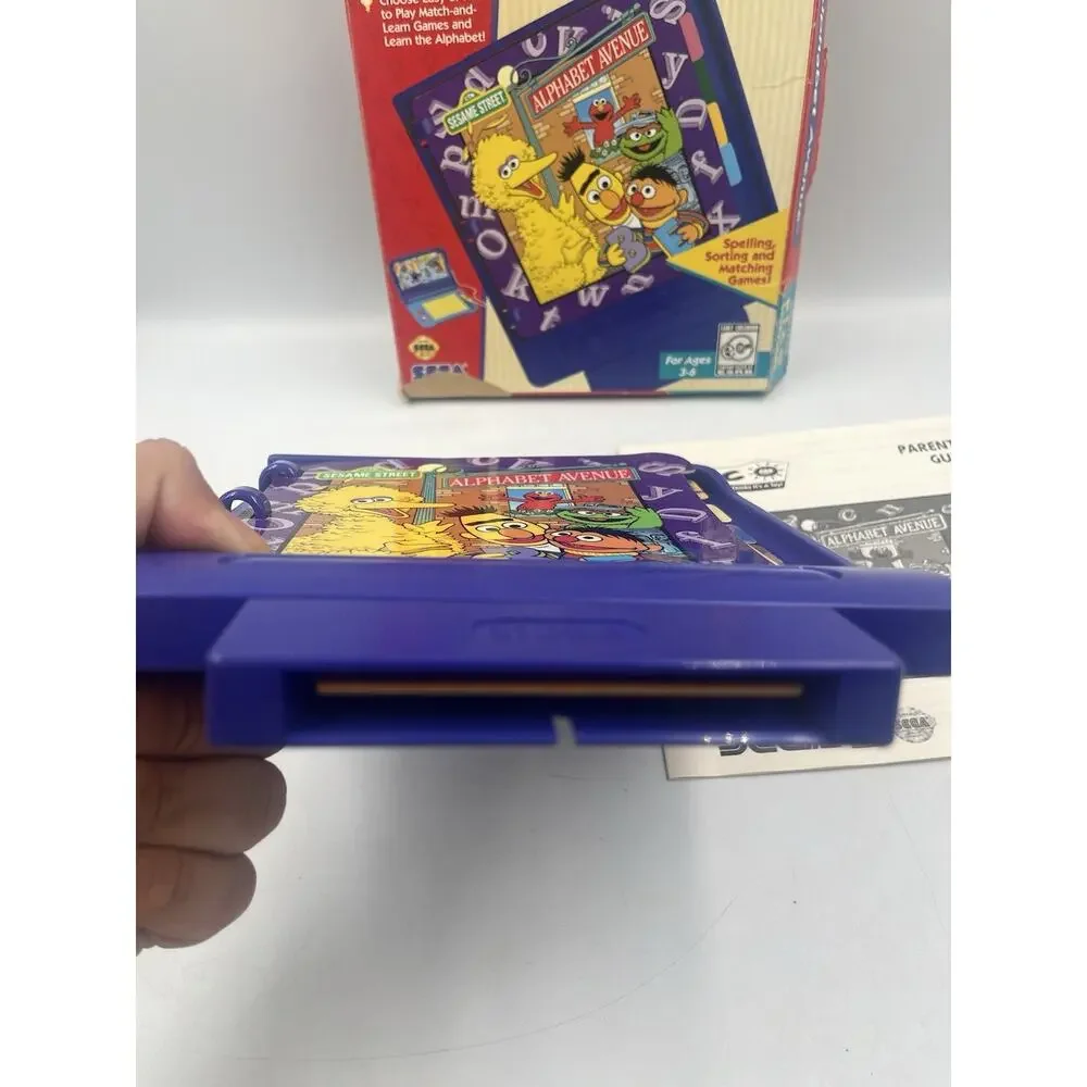 Sega Pico Storyware Sesame Street Alphabet Avenue Complete In Box